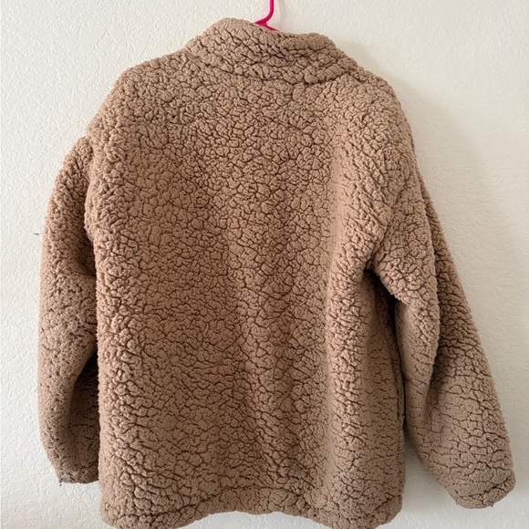 Nine West Tan Sherpa Jacket - Picture 3 of 4